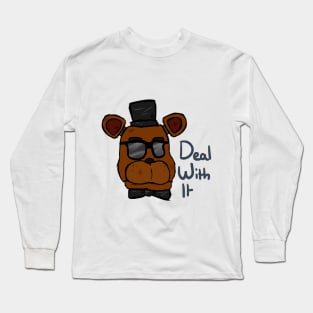 Deal With It Freddy - FNAF Long Sleeve T-Shirt